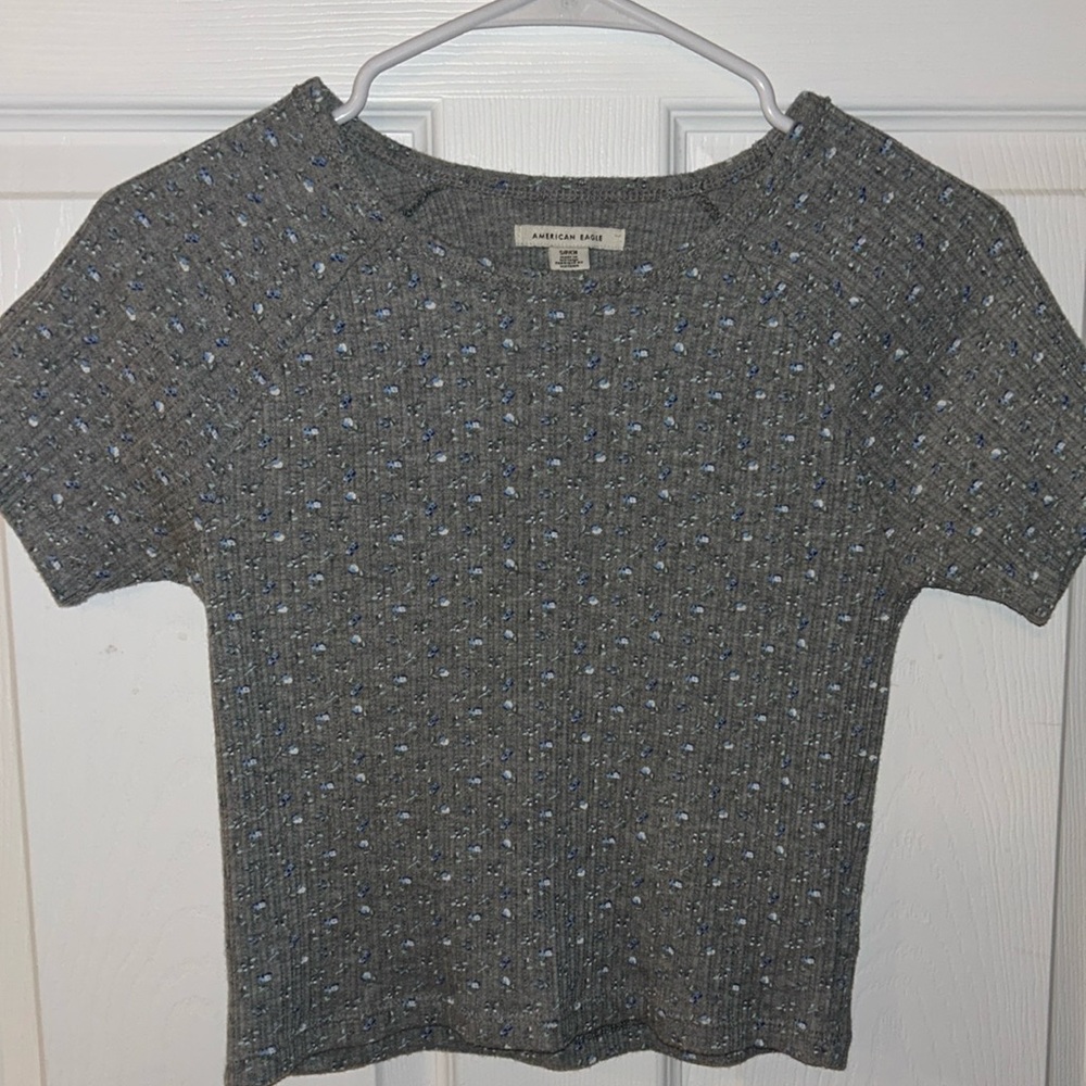 American Eagle Cropped Shirt